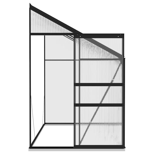NNEVL Greenhouse Anthracite Aluminium 5.24 m&sup3;