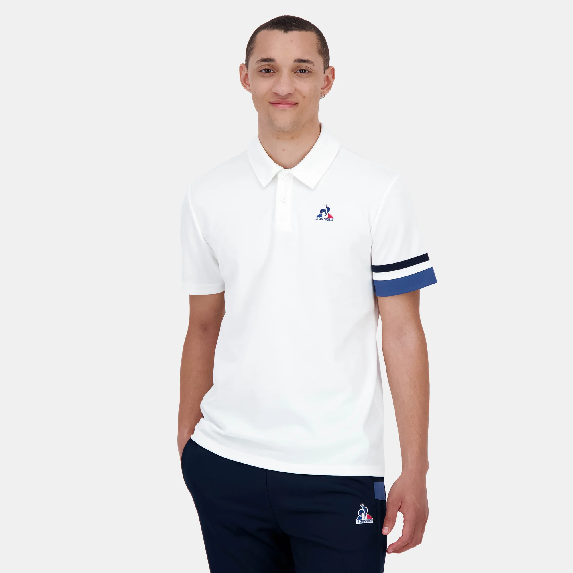 2520487-HERITAGE SP Polo SS N°1 M marshmallow | Polo Homme