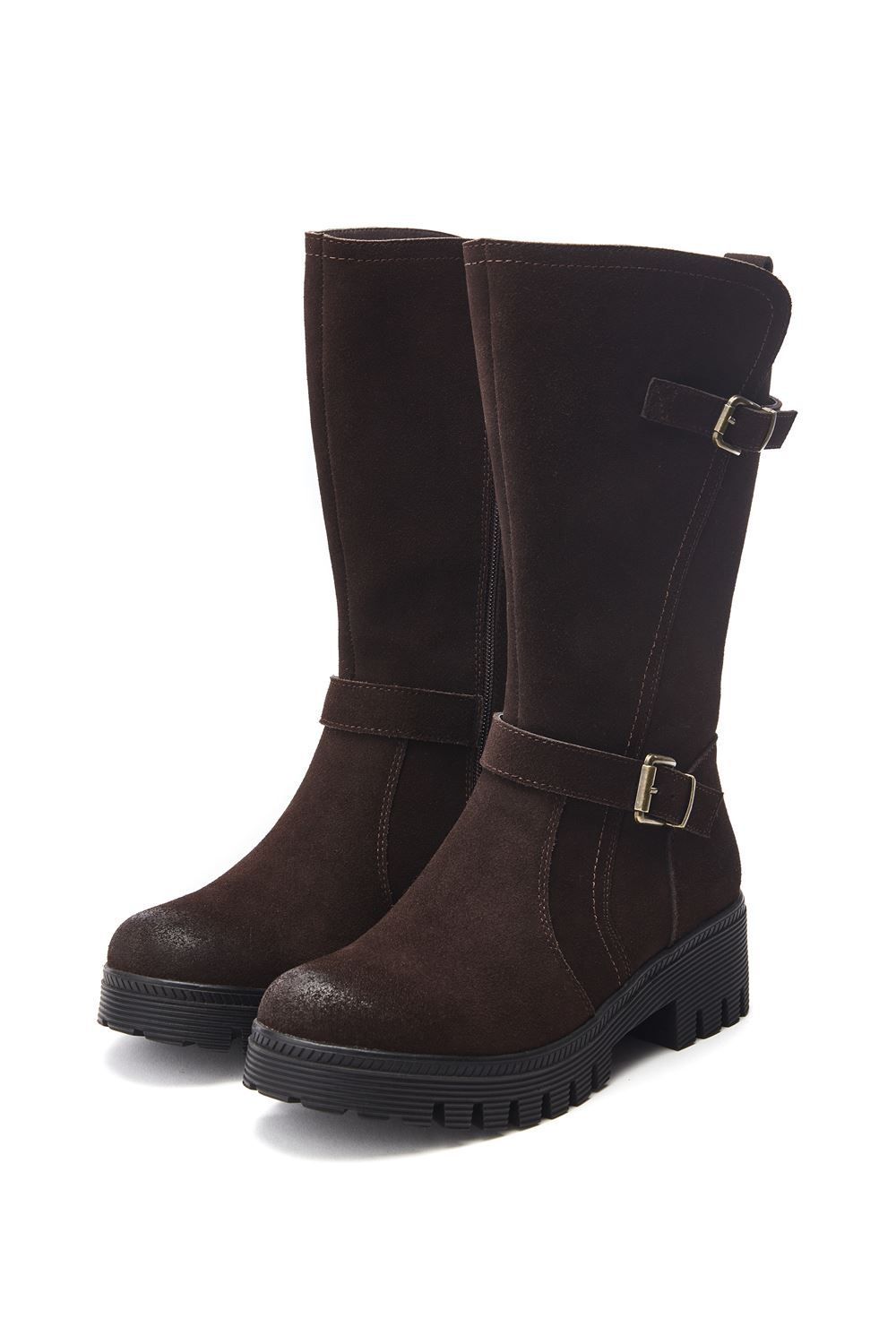 Moda In Pelle Farrar' Suede Mid Calf Boots