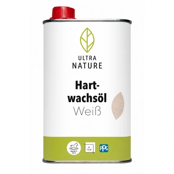 Hartwachsöl, weiß 0,5 Liter