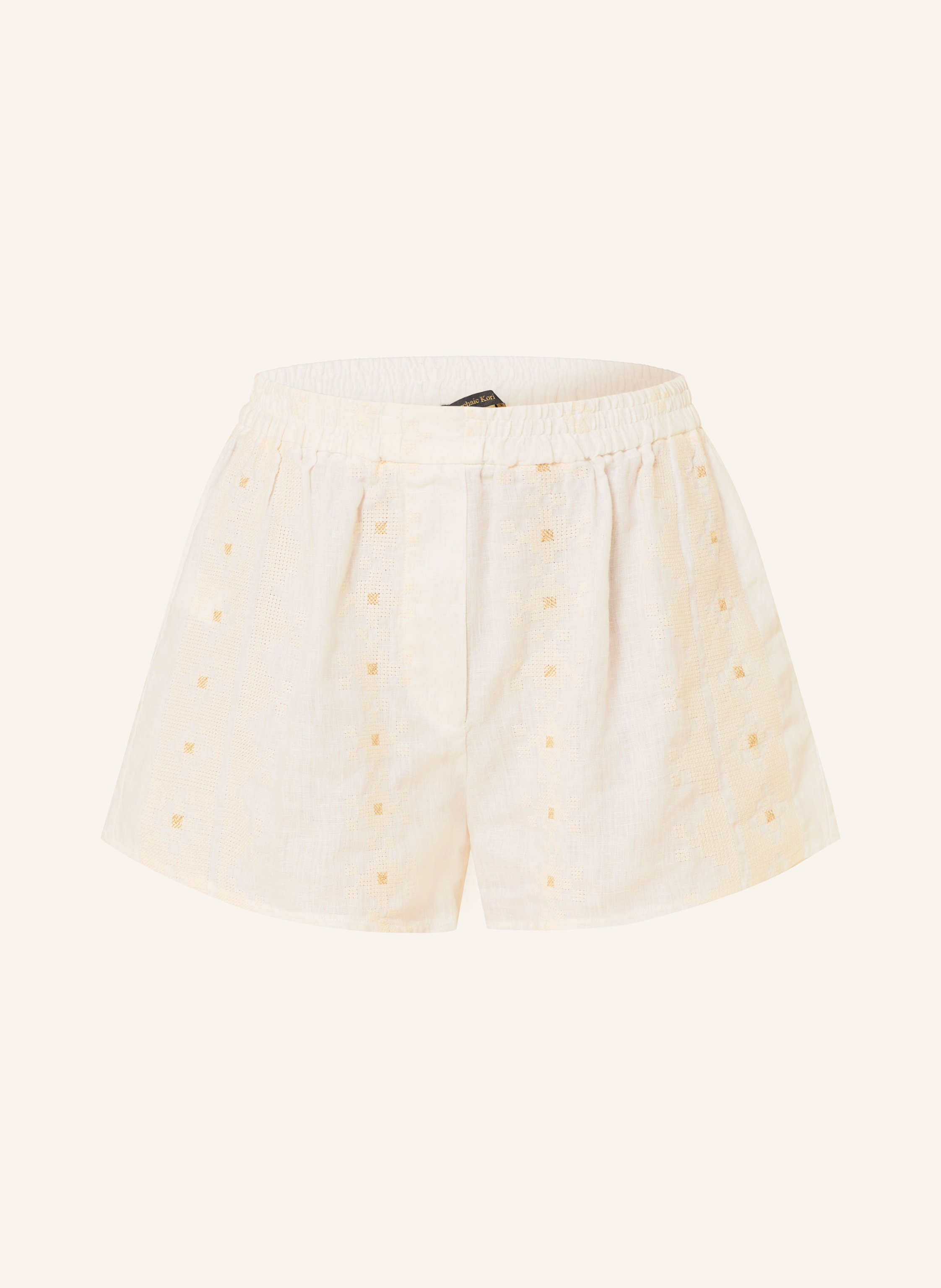 Greek Archaic Kori Leinenshorts PIXEL