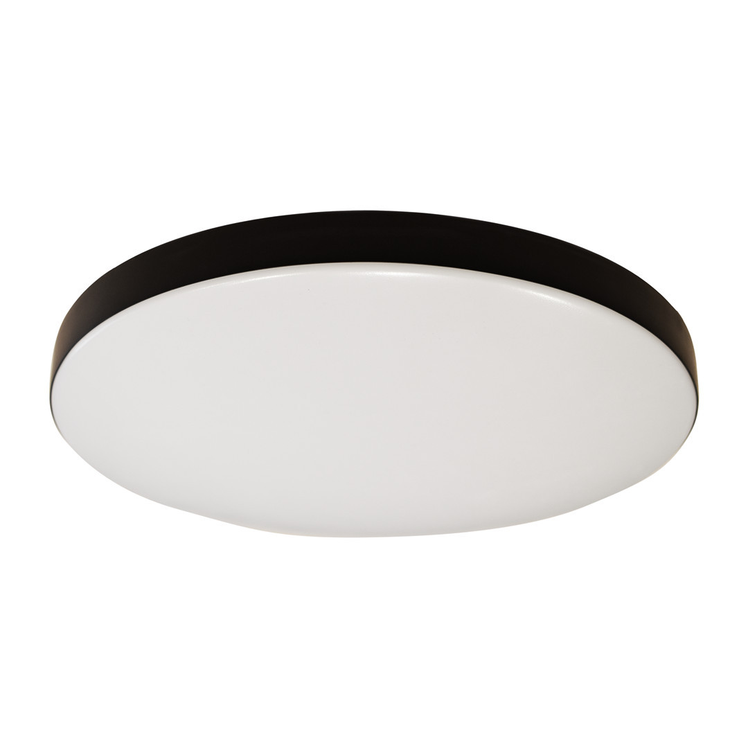 Plafon Mayaokrągły czarno-biały LED 1x13W 33cm 1650lm IP44 Milagro
