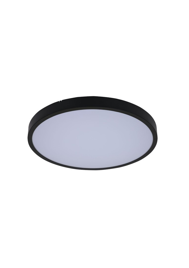 Plafon ALENZO okrągły czarno-biały LED 1x12W 25,5cm 780lm IP44 Rabalux