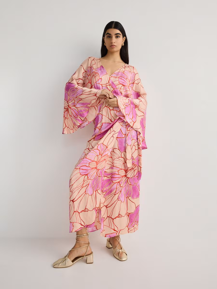 Viscose Kimono Dress