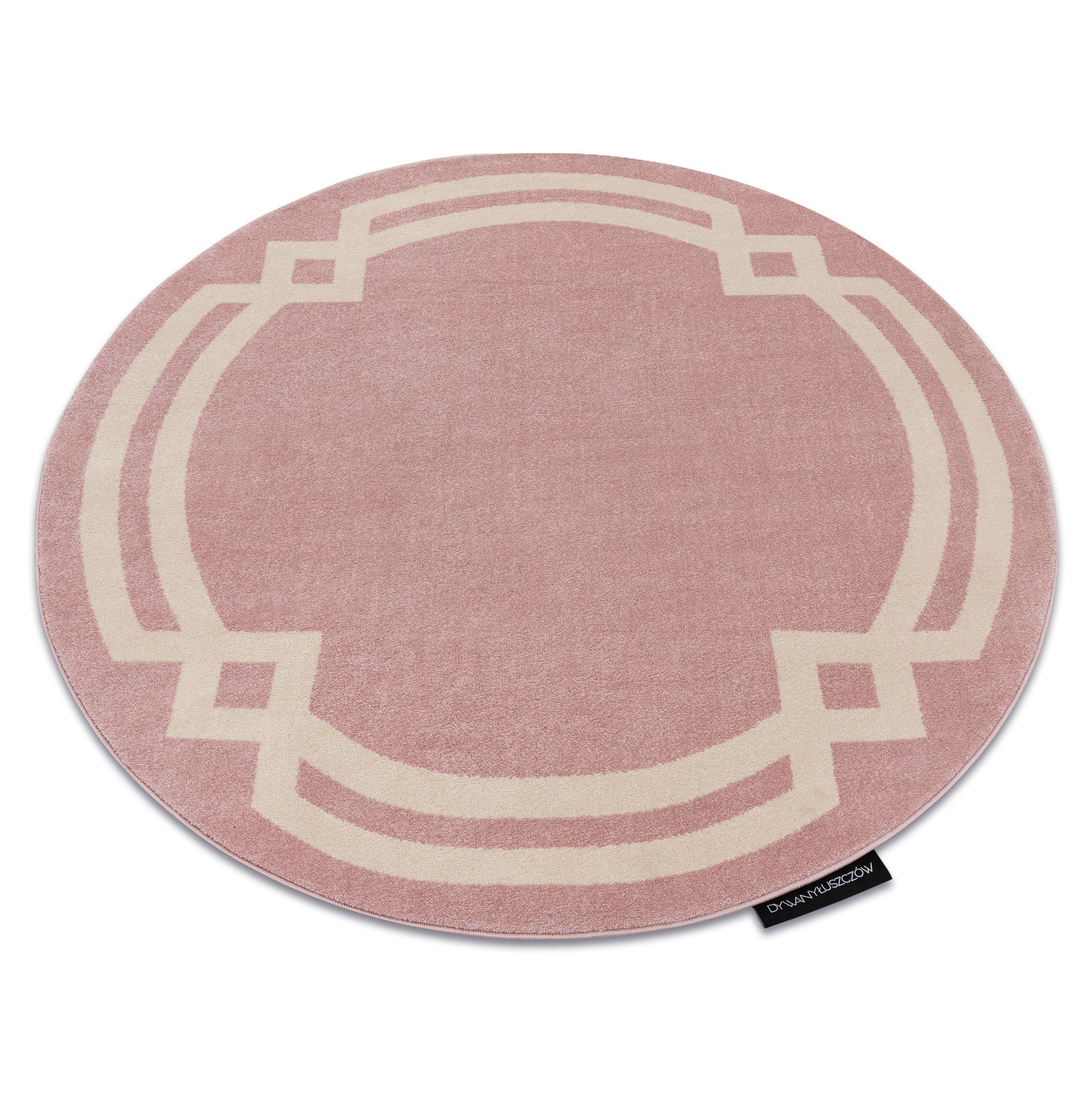 Dywan HAMPTON Lux róż koło 120 cm