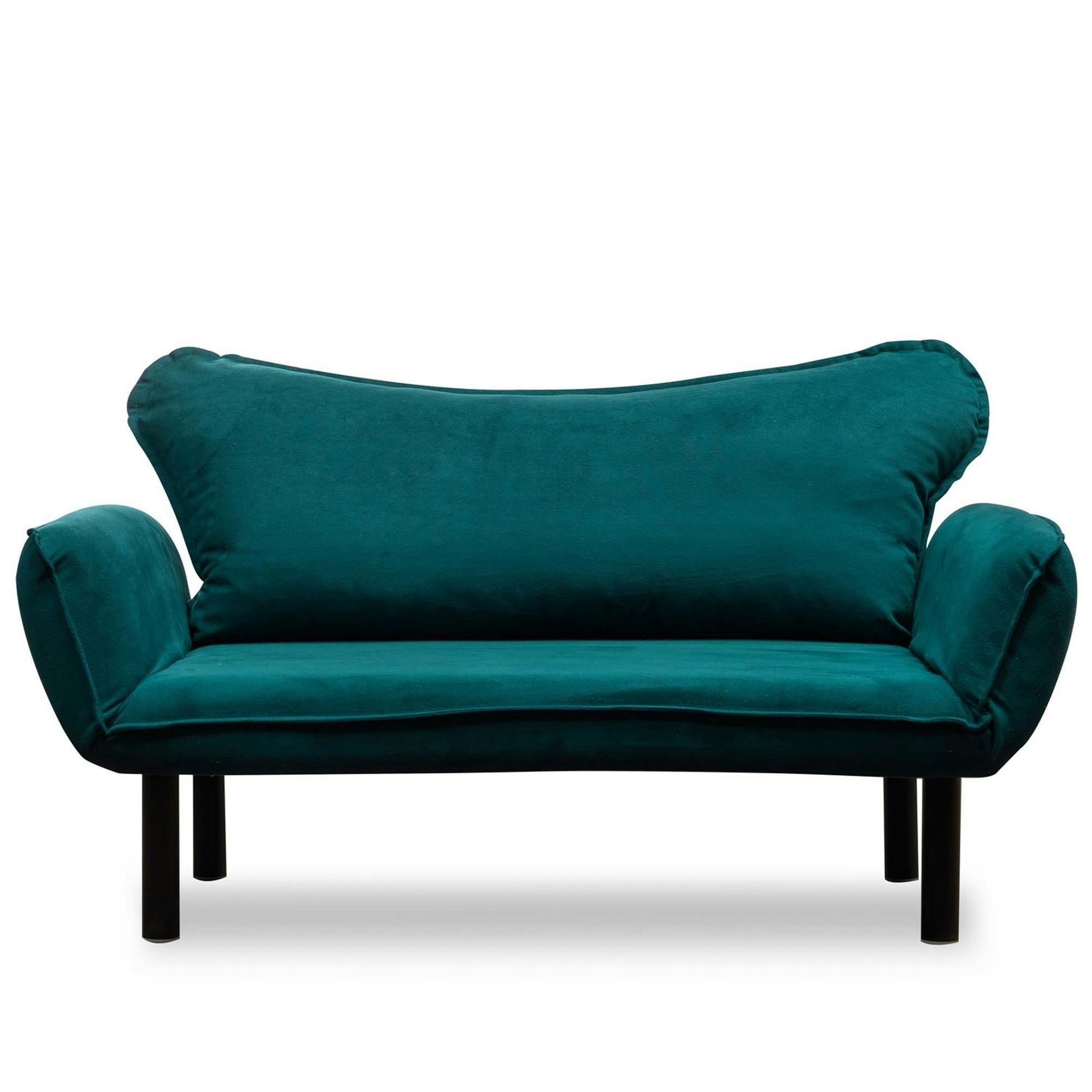 Banquette-lit bleu canard - ultra-compact, LUCCA