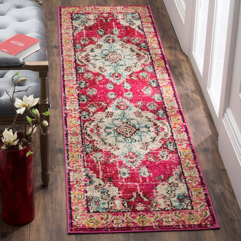 Safavieh Monaco 243 Rug, Pink/Multi
