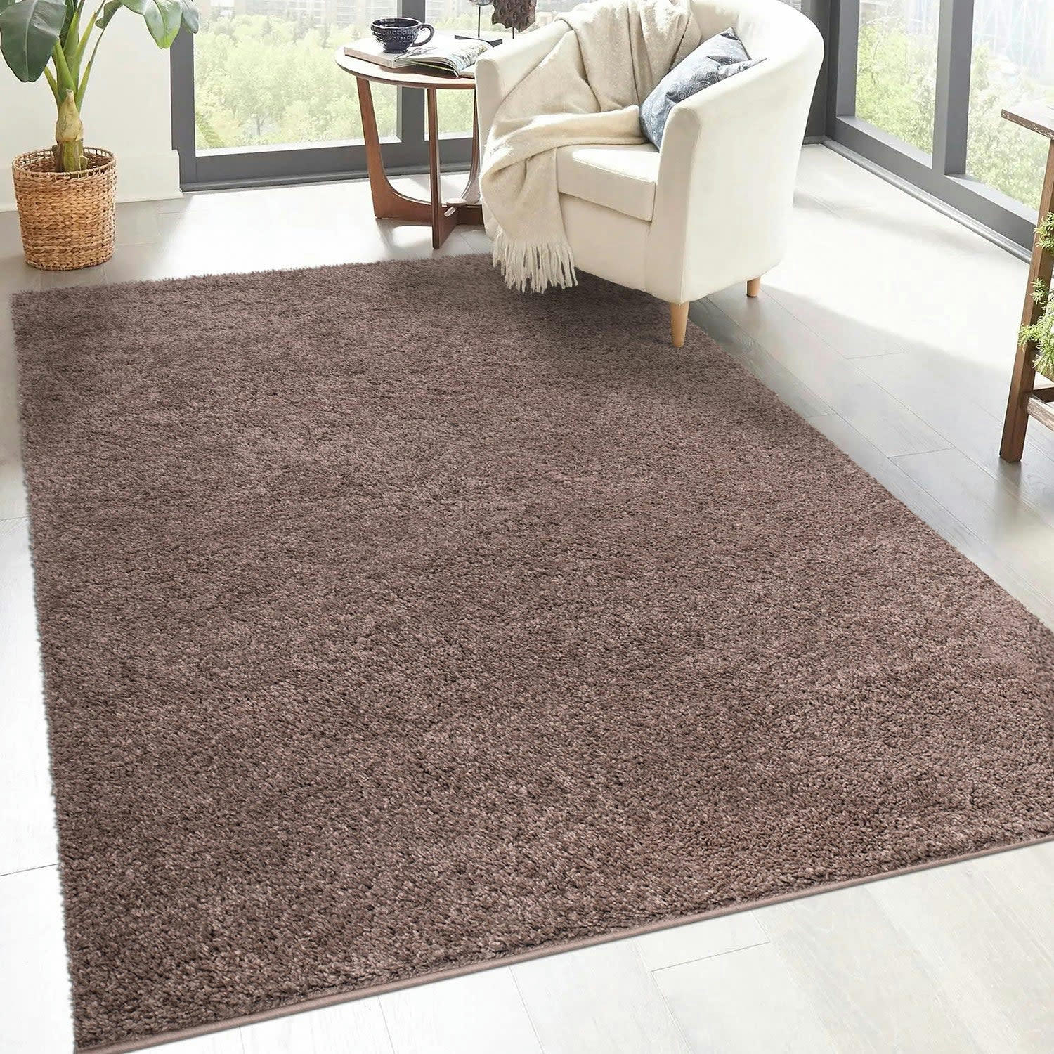 SOFTY - Tapis à poils longs SOFTY mocca 80x150cm