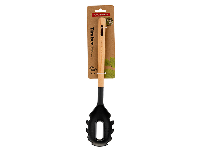 Łyżka do makaronu nylonowa Timber czarna