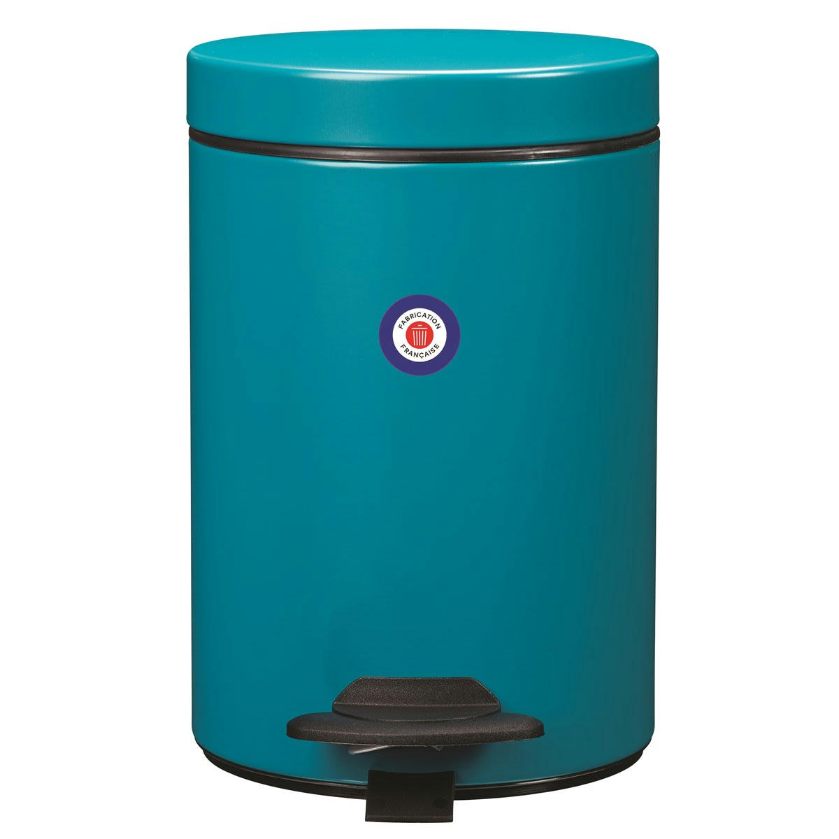 CYJEU - Poubelle 3L en Métal Bleu turquoise