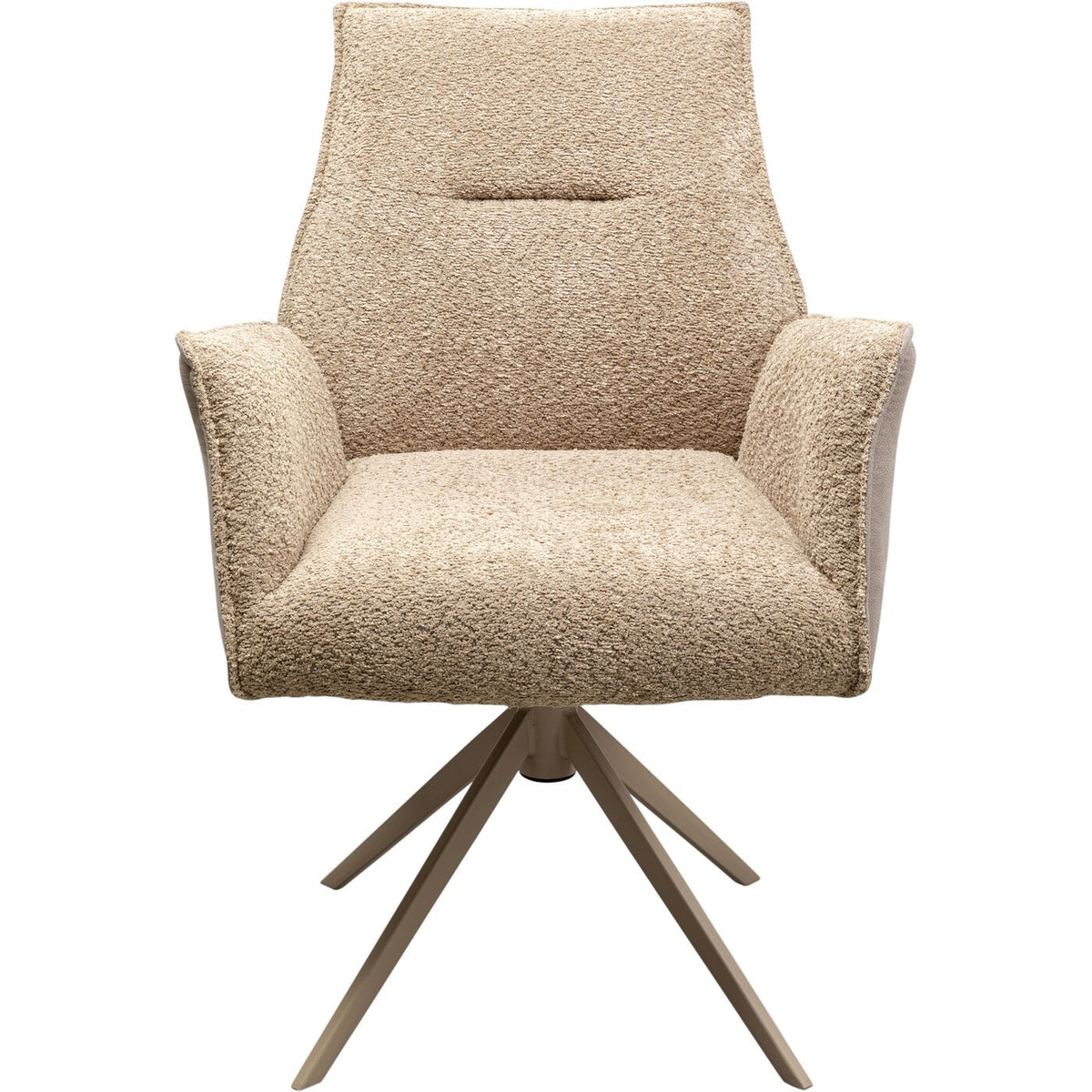 Kare Design Draaistoel met armleuningen Liverpool beige