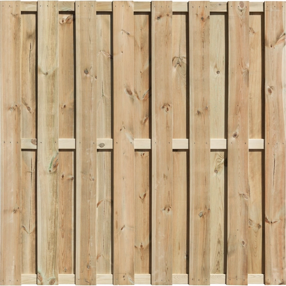Bohlenzaun »Lolland«, Fichtenholz/Kiefernholz, HxL: 180 x 180 cm