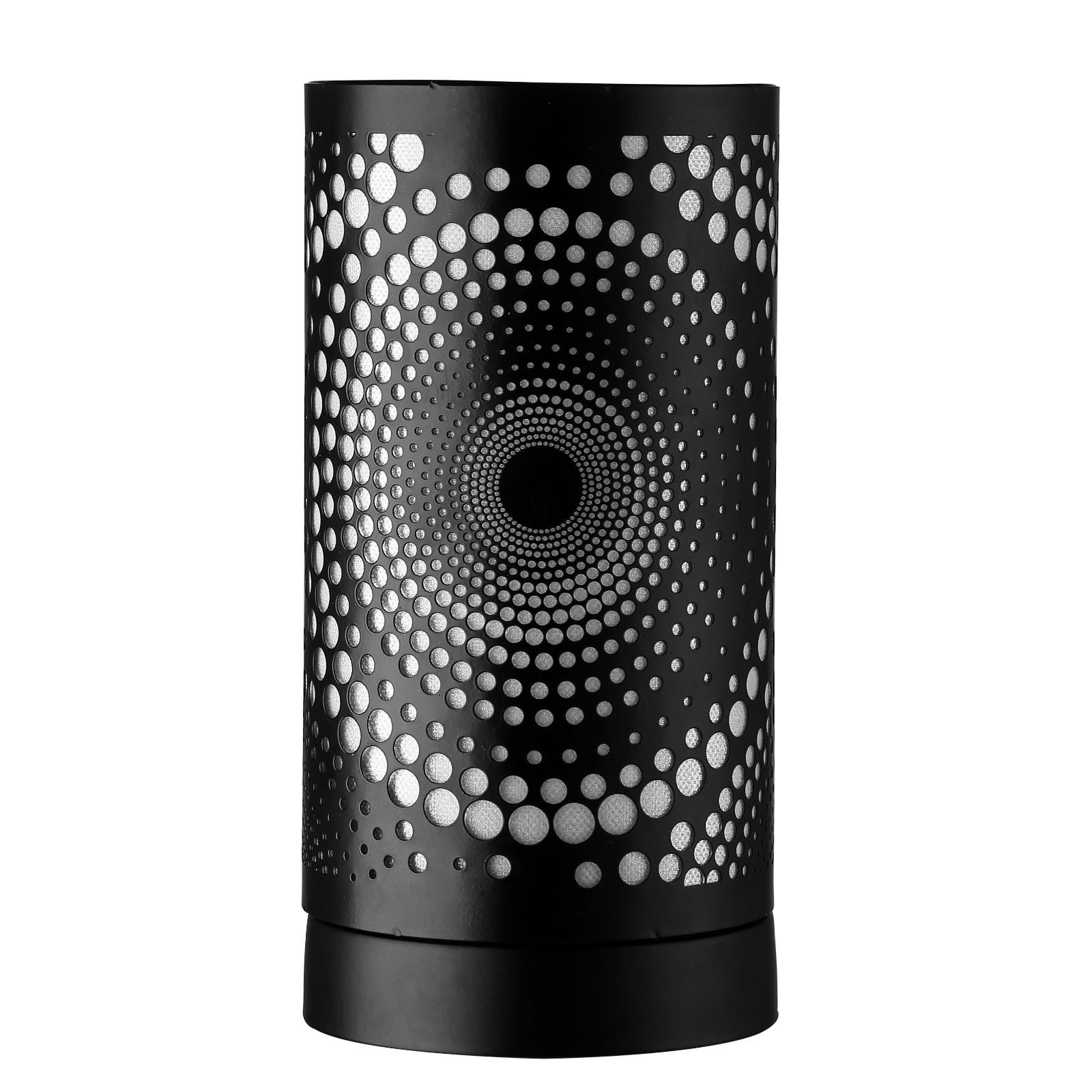 CALORYA N°12 - Diffuseur par Chaleur Douce en métal noir Commande par Touché - H21 cm