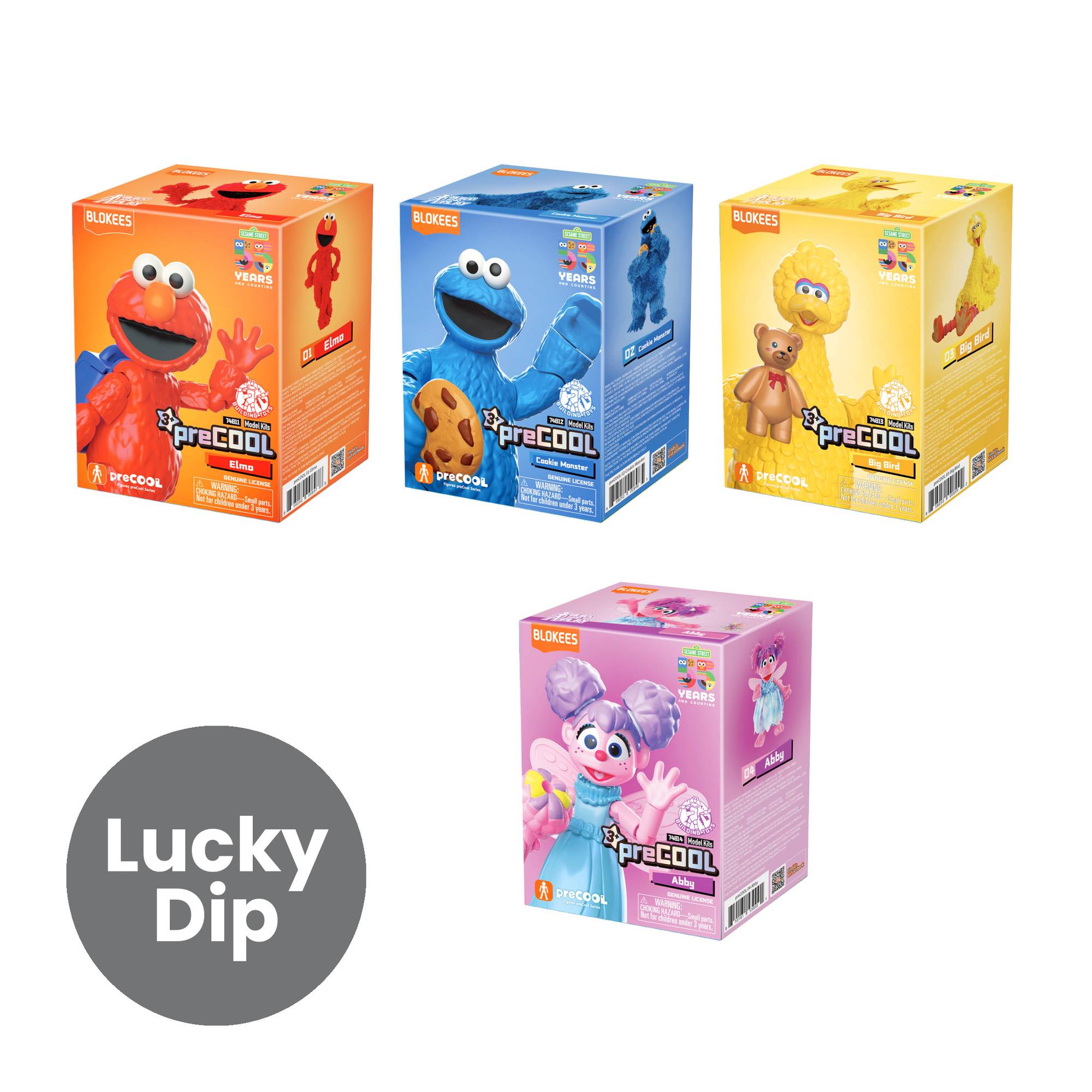 Assorted Blokees Sesame Street preCOOL Figure