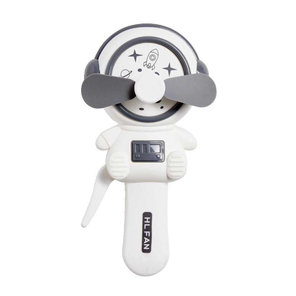 Ventilateur manuel forme astronaute 3 coloris