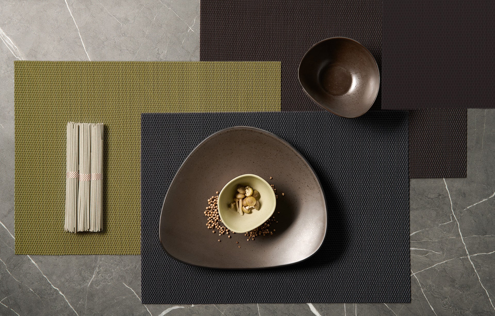 tischset, espresso