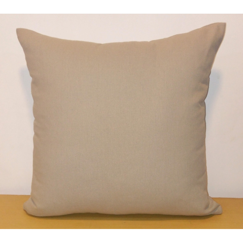 Coussin déhoussable taupe Jaya 40 x 40 cm INVENTIV