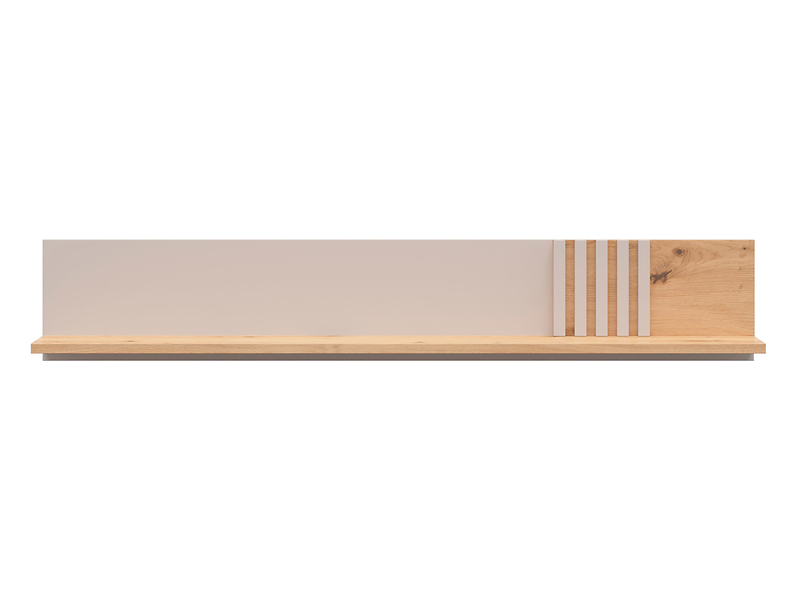 Półka ścienna Brevas 135 cm dąb artisan/kaszmir