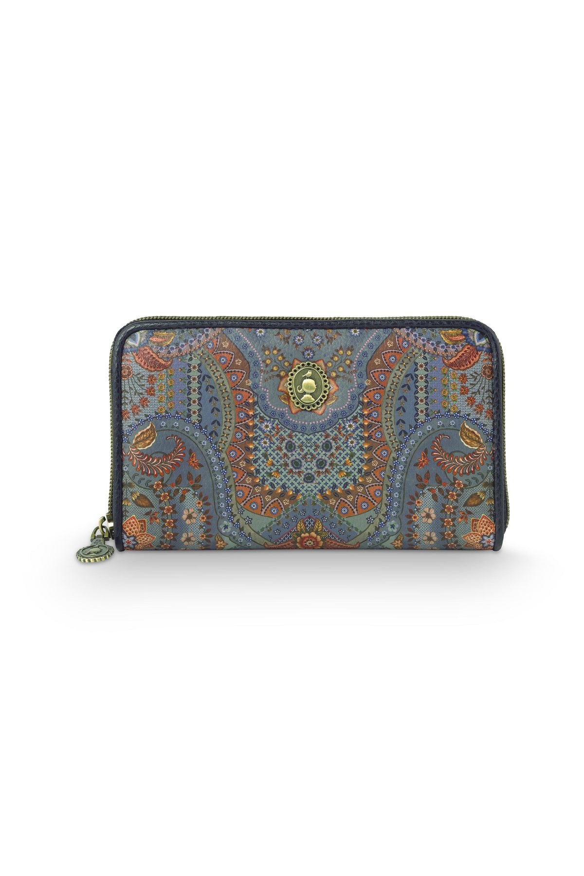 Pip Studio - Willow Portemonee Dames - Jabali - Blauw - 18x3x11cm