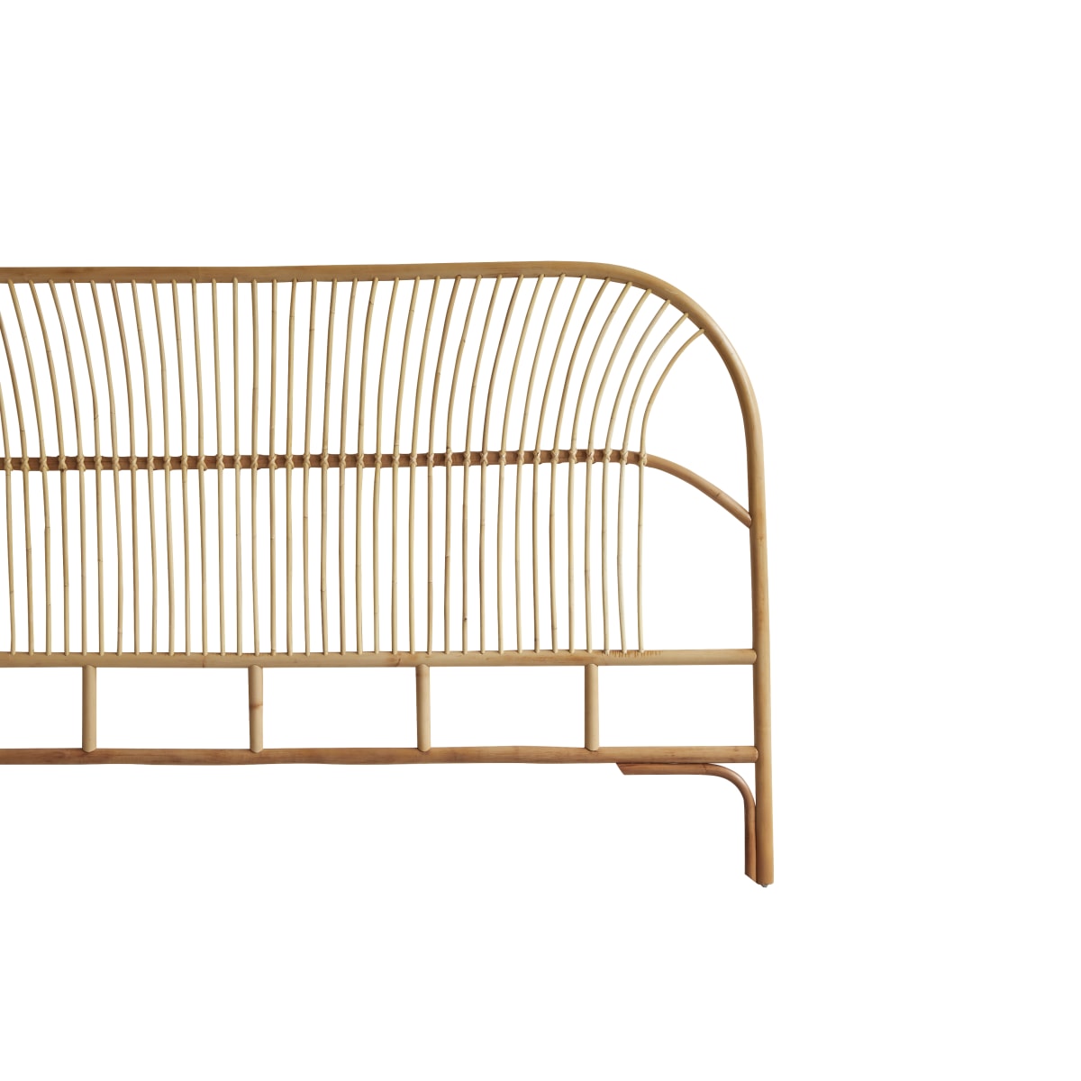 Tikamoon Rotan hoofdbord 180 cm - Naturel