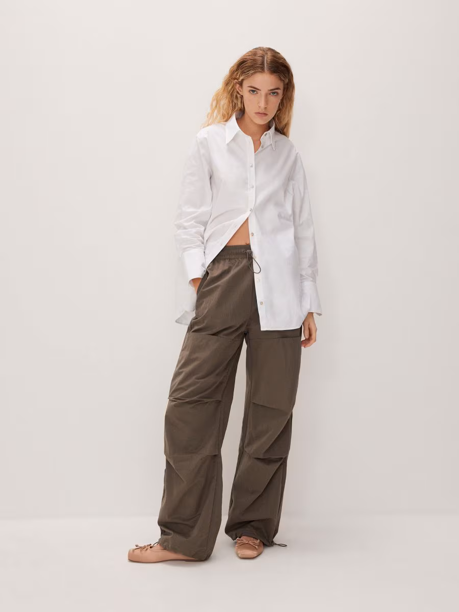 Cotton Plain Shirt