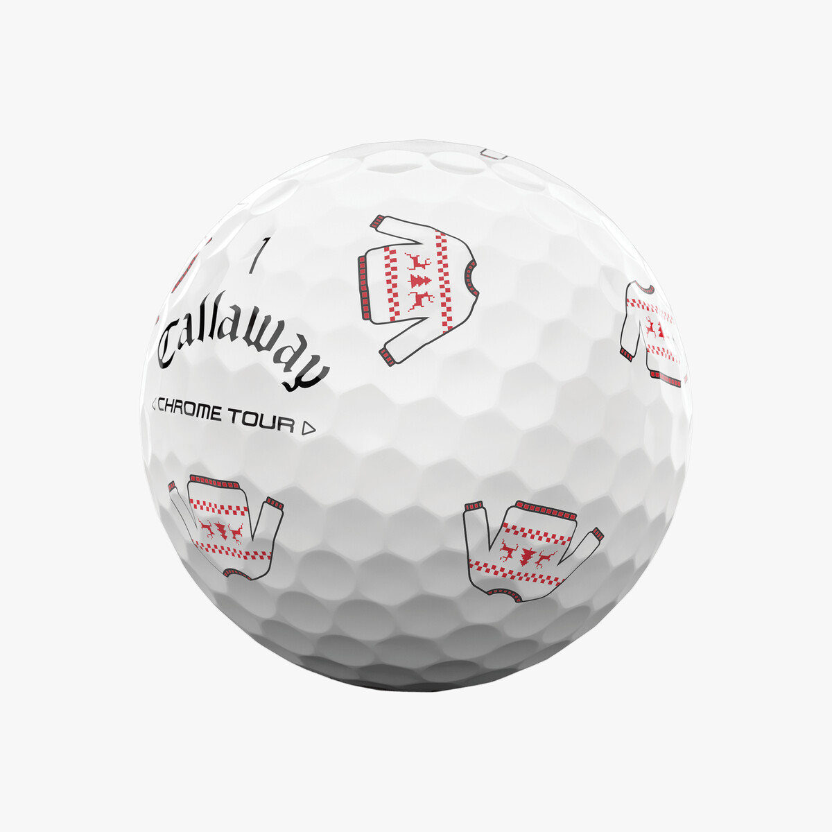 Chrome Tour Ugly Sweater Golf Balls