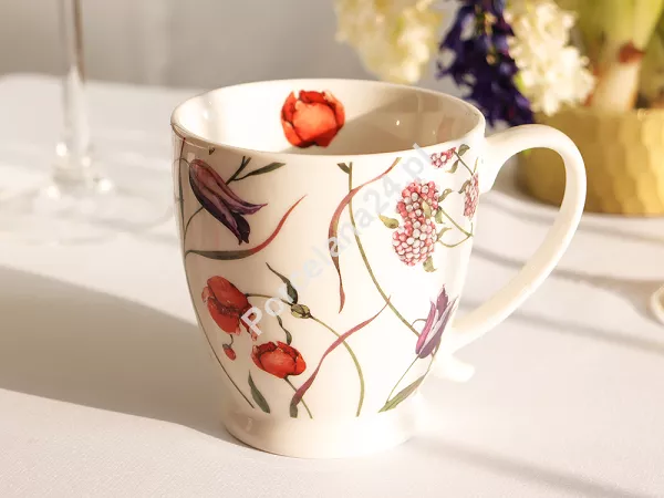Kubek na stopce0,51 L Duo - Flower meadow 15.FLO-M.K51