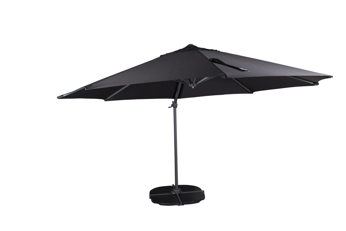 Rebellenclub Vio Parasol - ø350 cm - Zwart