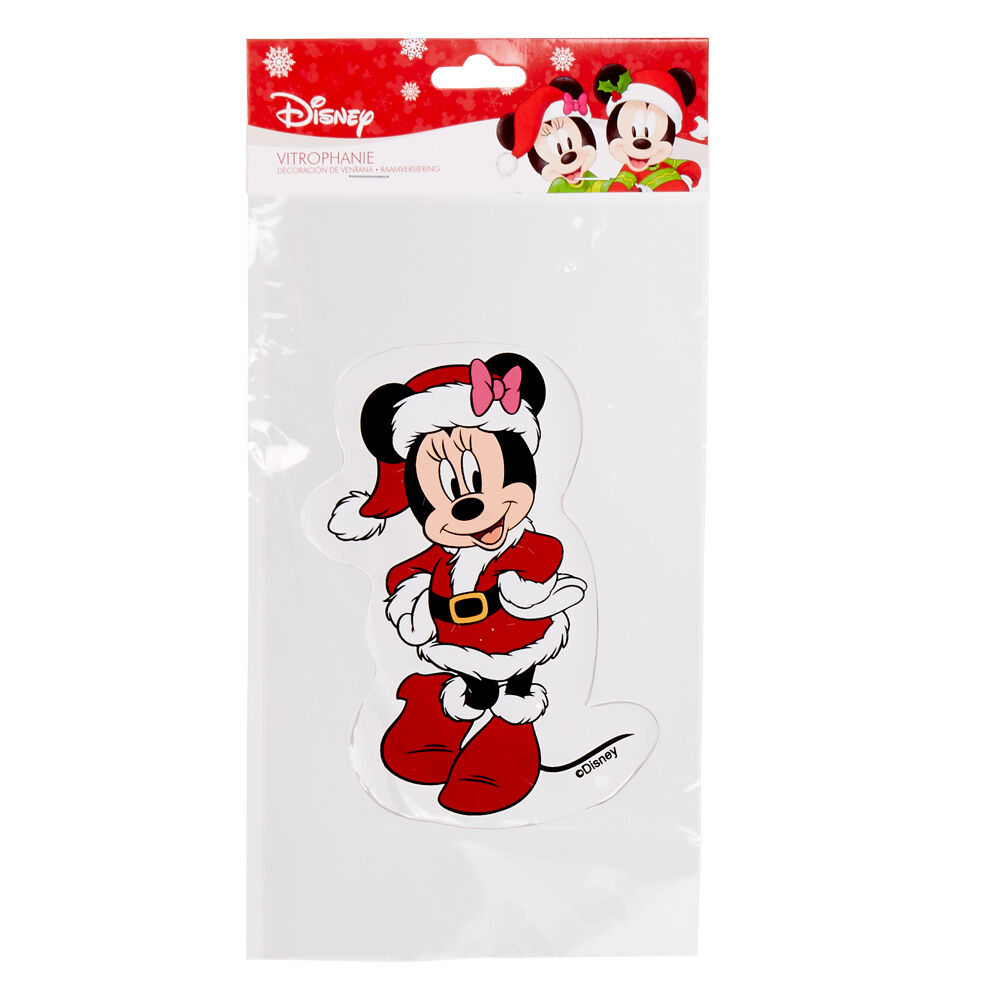 Sticker Minnie mère No&euml;l Disney