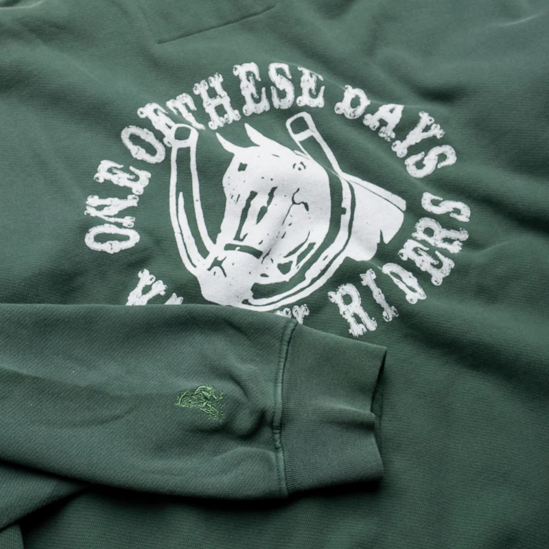 One Of These Days Valley Rider Zip Up - Forest Green
