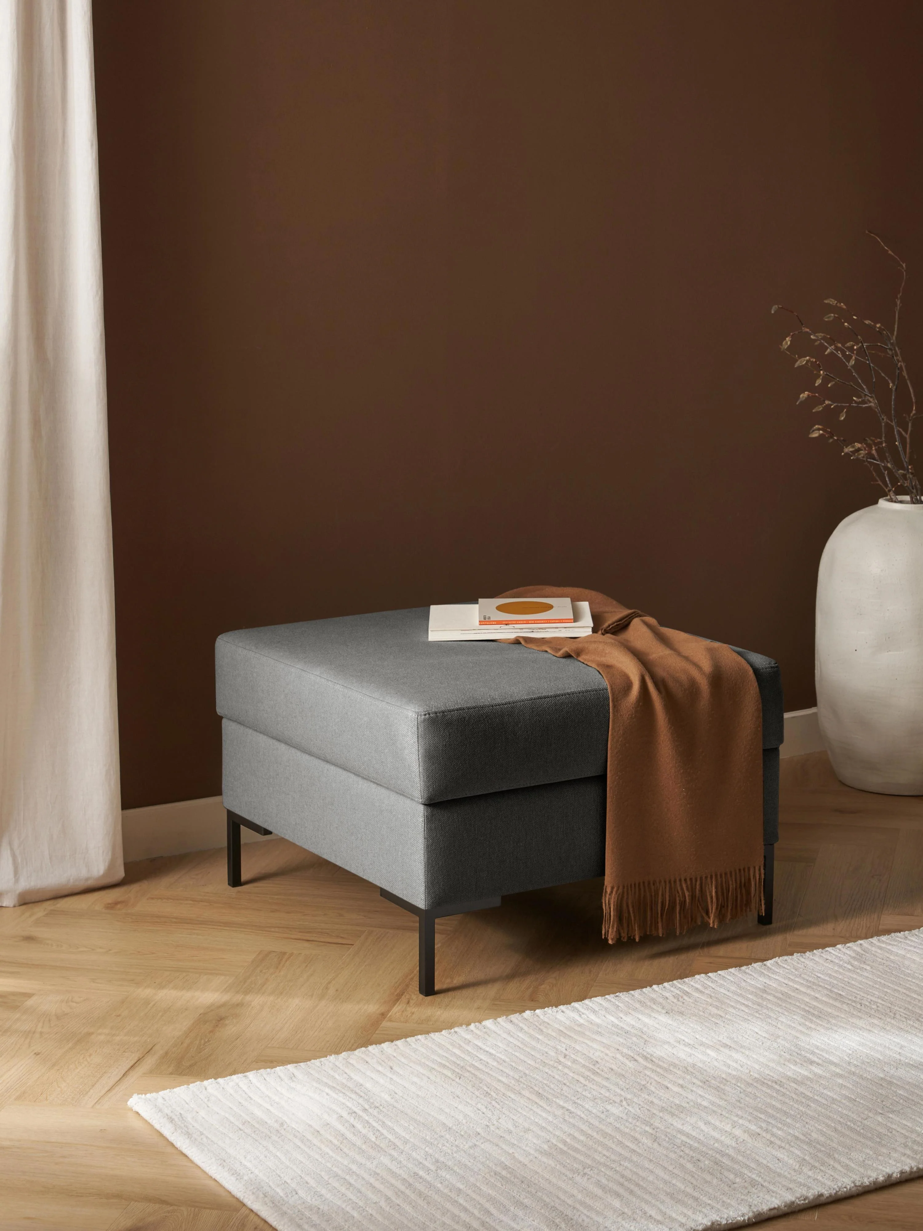 Sofa-Hocker Luna mit Stauraum