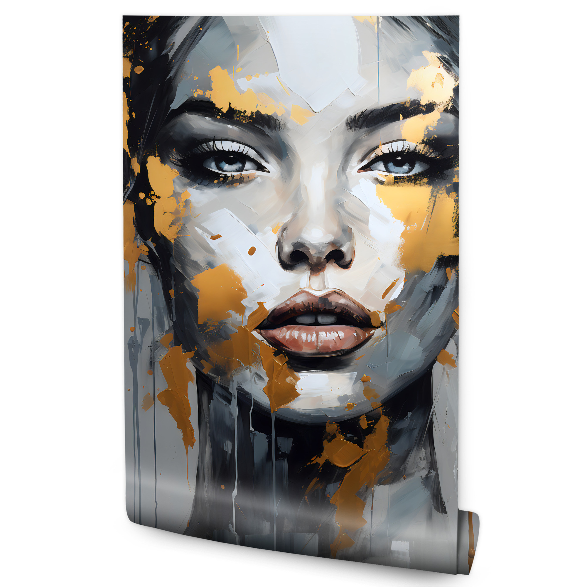 Fototapeta Piękna Abstrakcyjna Twarz Kobiety 100x150cm