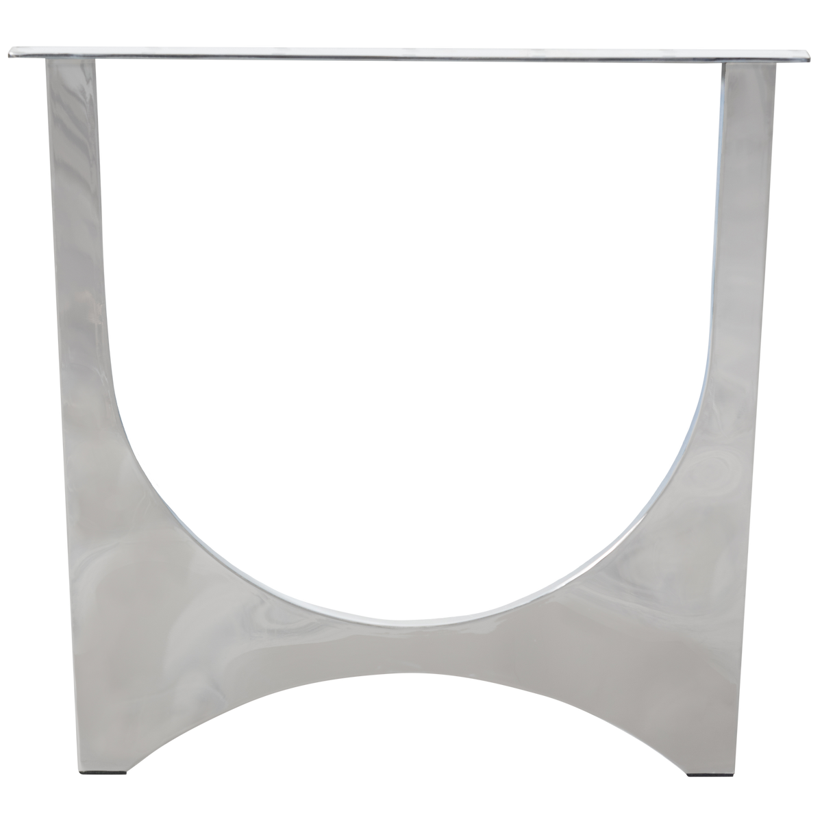WOOOD design tafelpoot Zaandam - Metaal - Chrome - 1 stuks - 72x79x10