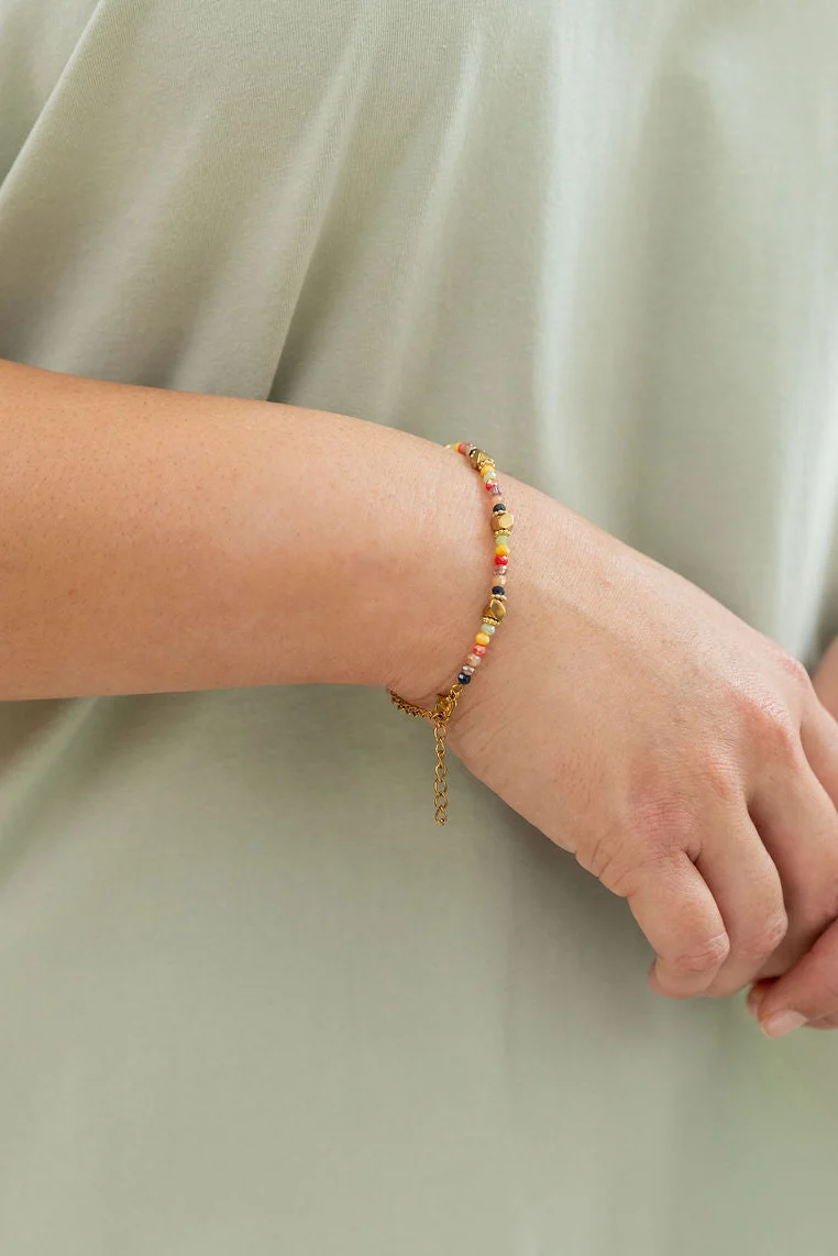 Mixed Beaded Bracelet - Multi