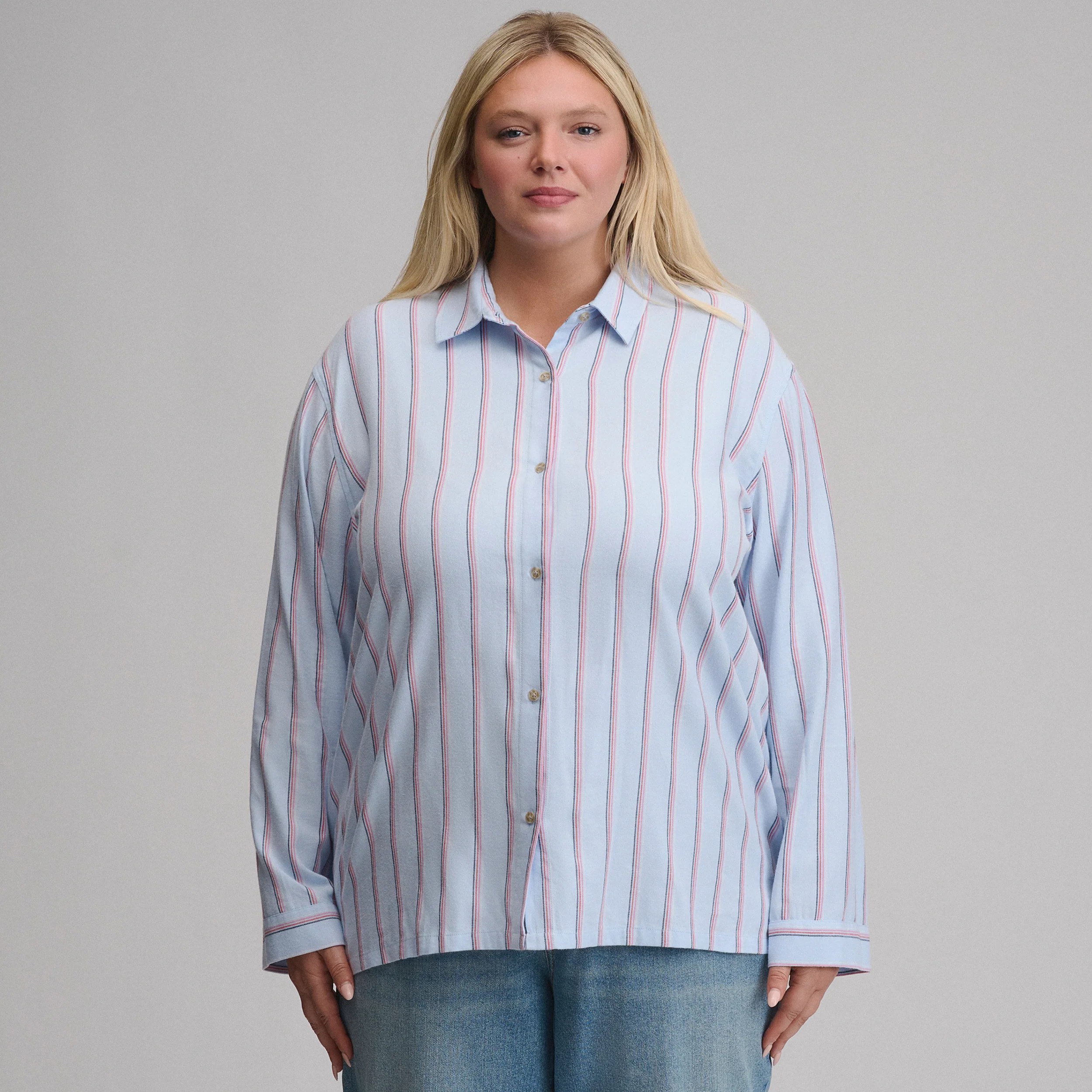 Women's Long-Sleeve Softened Sleep Shirt
