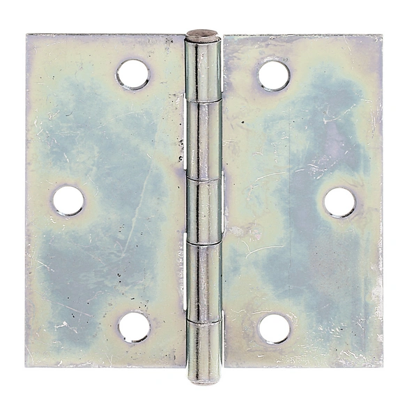 Scharnier, LxB: 8,2 x 8,2 cm, Gold, Stahl