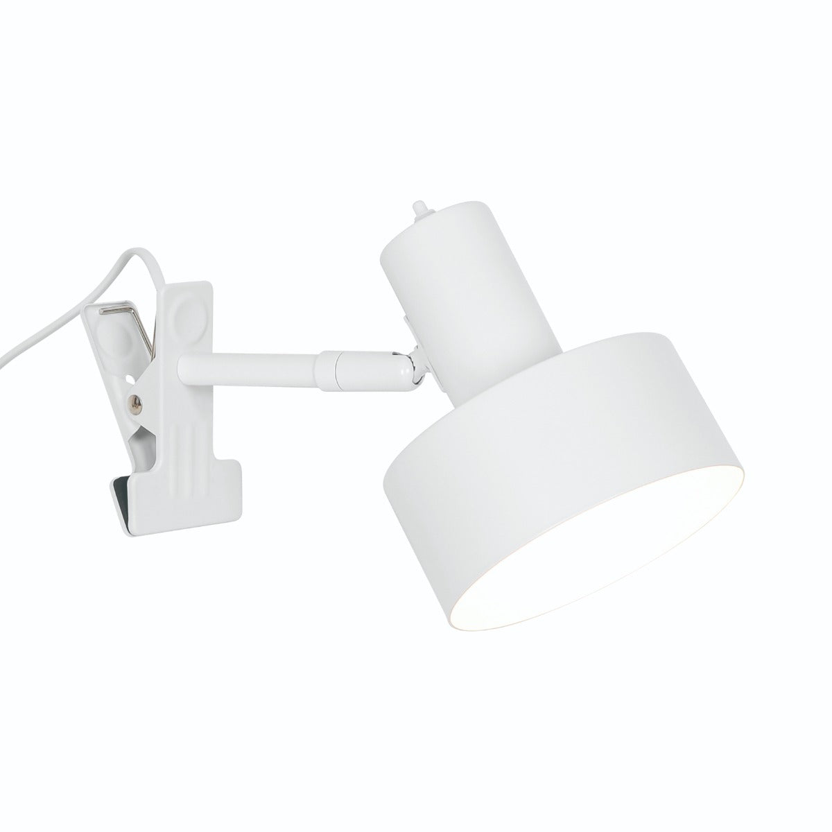 Nordlux Matis Klemspot Wit - E27 Fitting - Ø 12,5cm