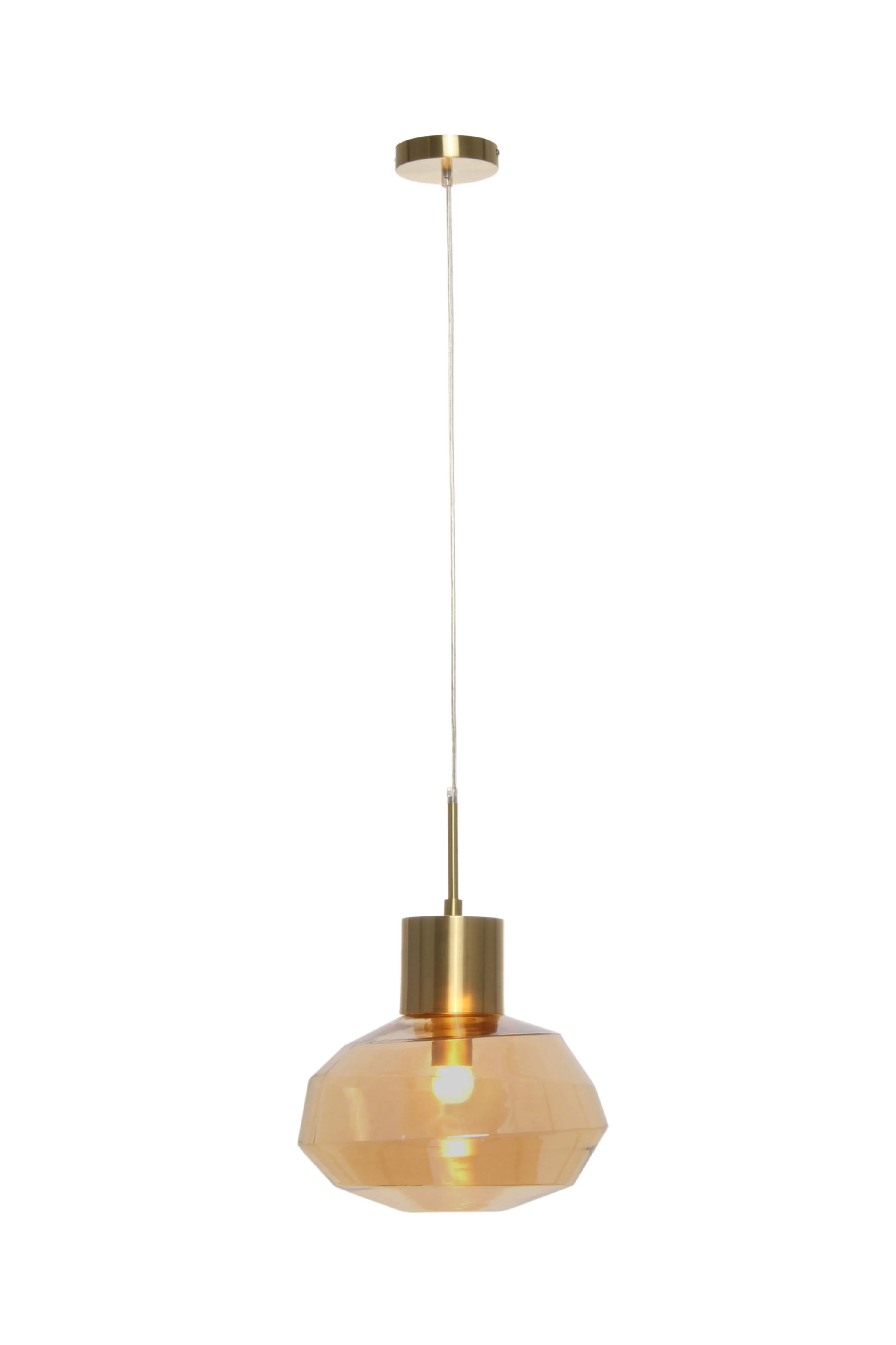 Glazen hanglamp Vince vintage design