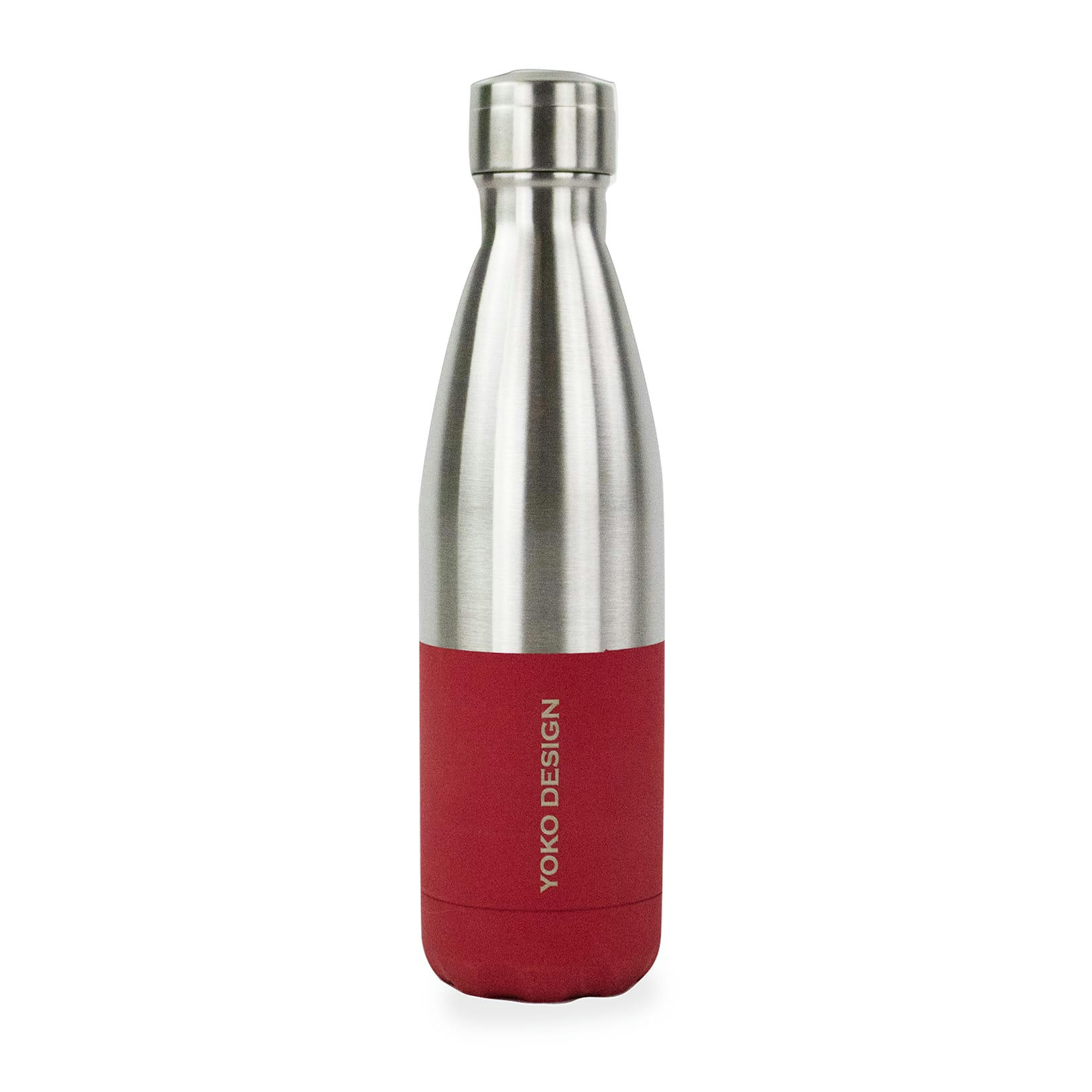 - Bouteille duo 500 ml rouge soft & inox