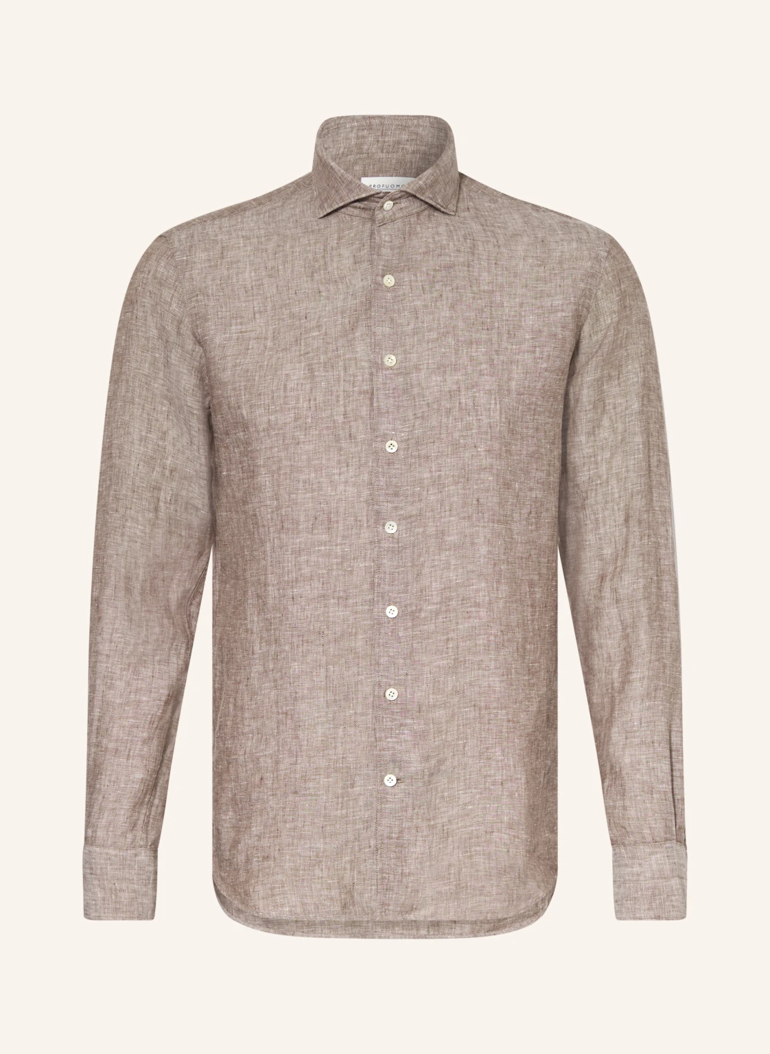 PROFUOMO Leinenhemd Slim Fit