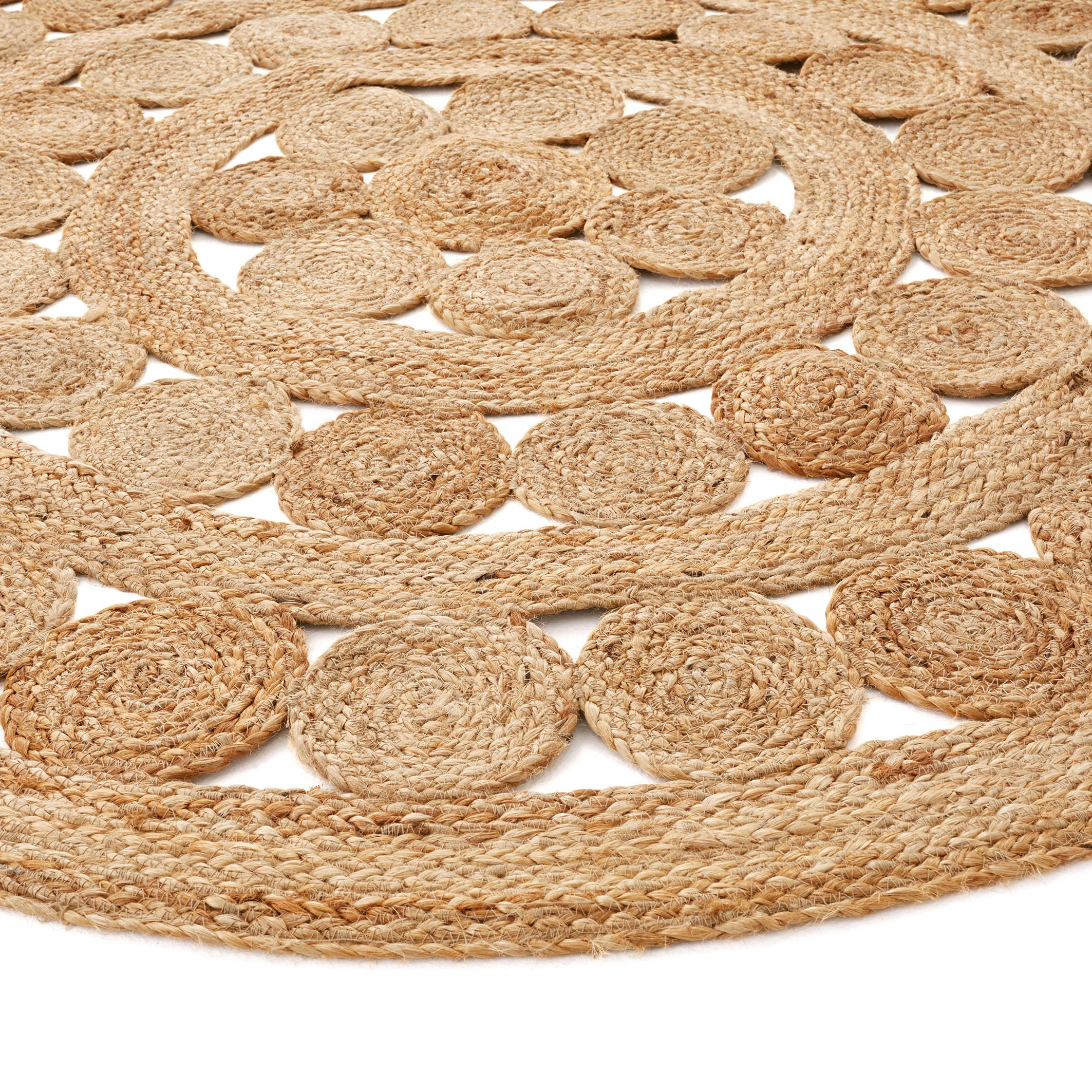 Tapis rond en jute, Aftas