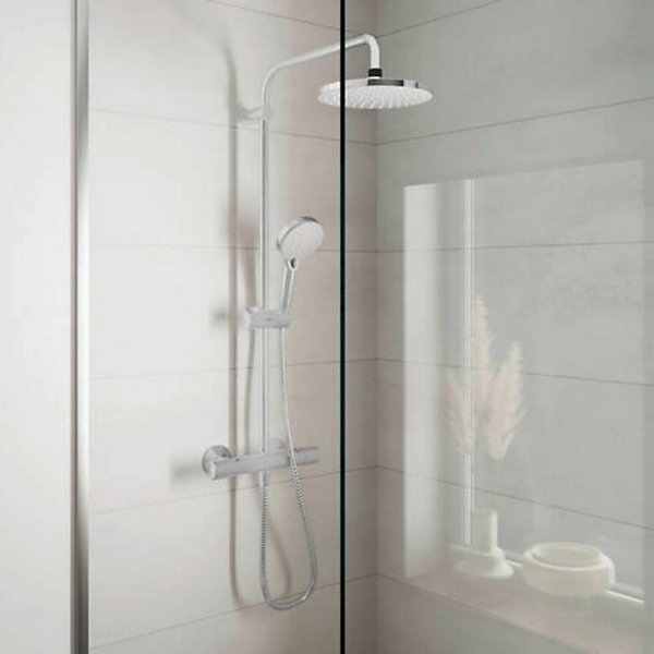 Colonne de douche thermostatique HANSGROHE Vernis Blend 200 chromé