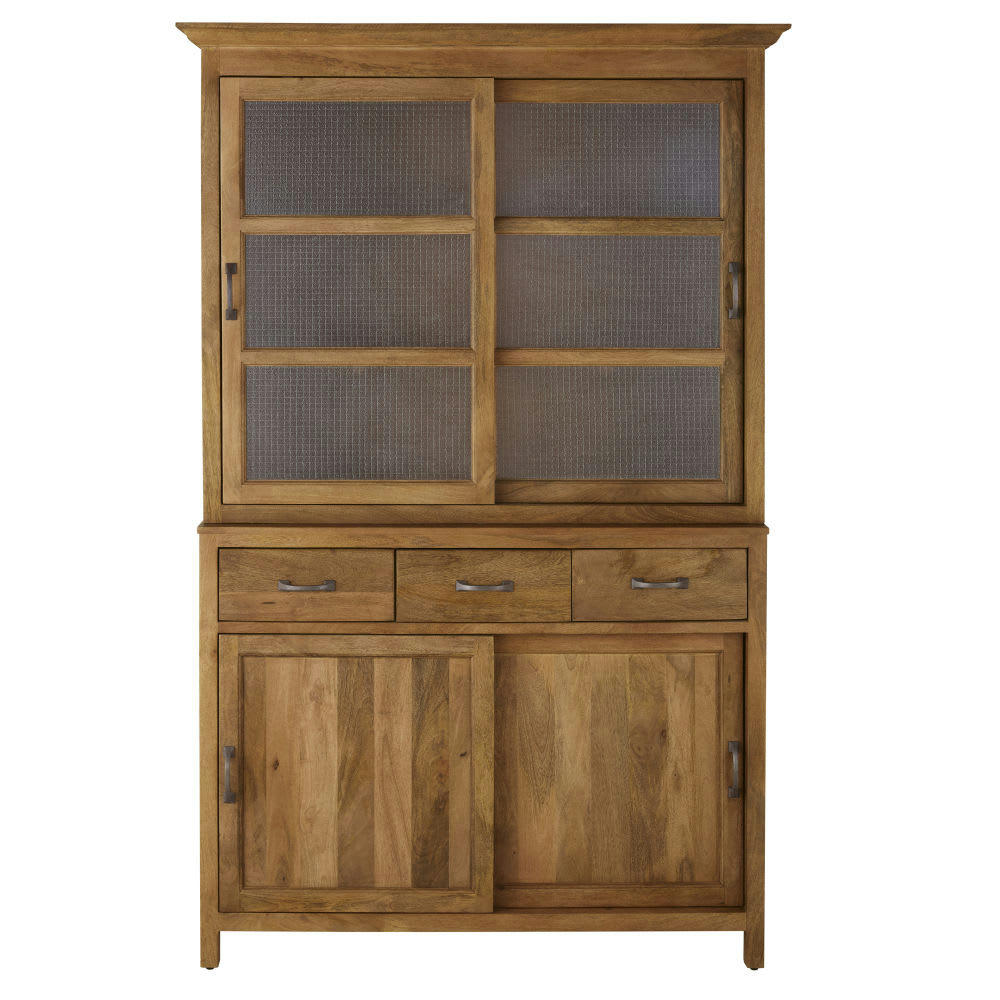 Baryton - Vaisselier 4 portes coulissantes 3 tiroirs