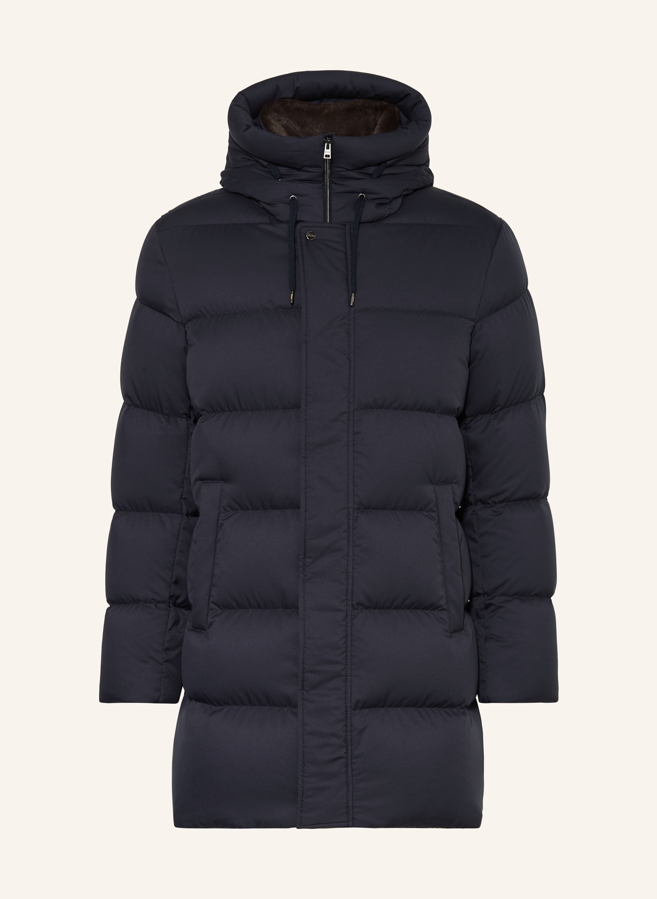 HERNO Daunenjacke mit abnehmbarem Kunstfell