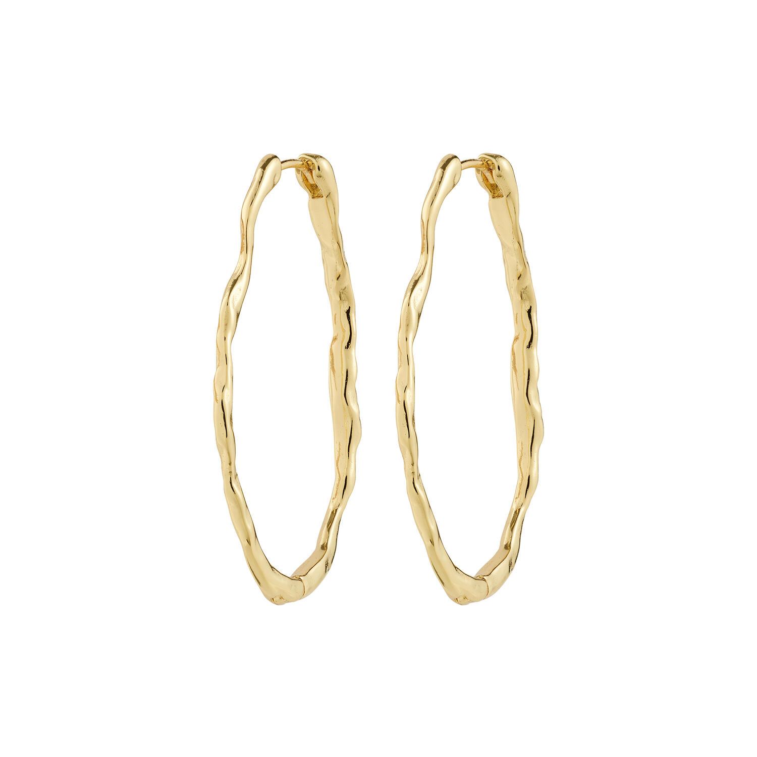 TIMBER hoops, guldbelagt