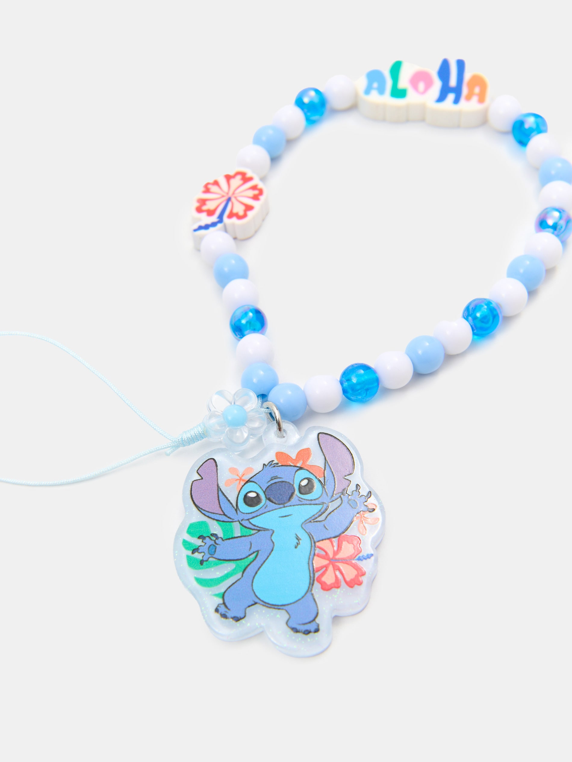 Koralikowa zawieszka do telefonu Stitch
