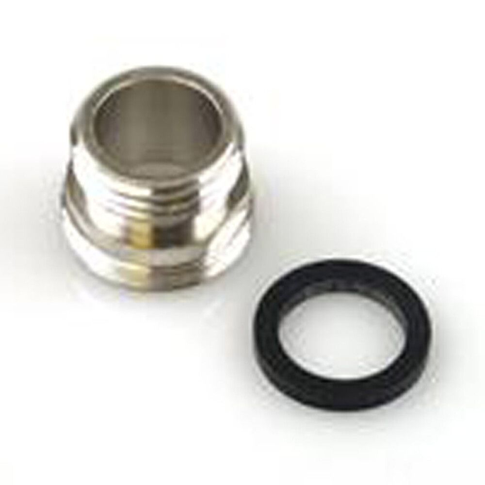 OVERGANGSSTYKKE MESSING 1/2" KROM