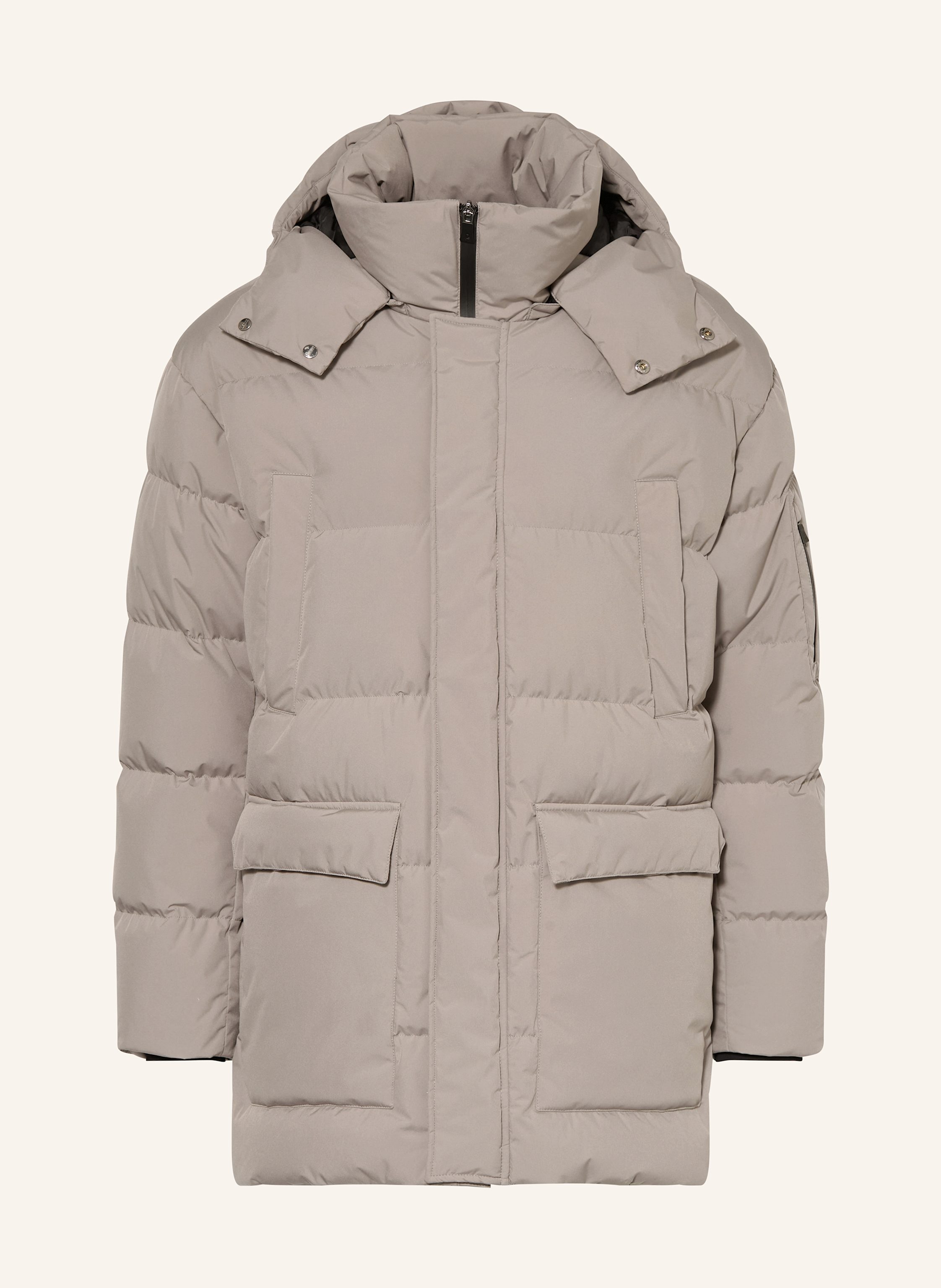 HERNO Daunenparka mit abnehmbarer Kapuze