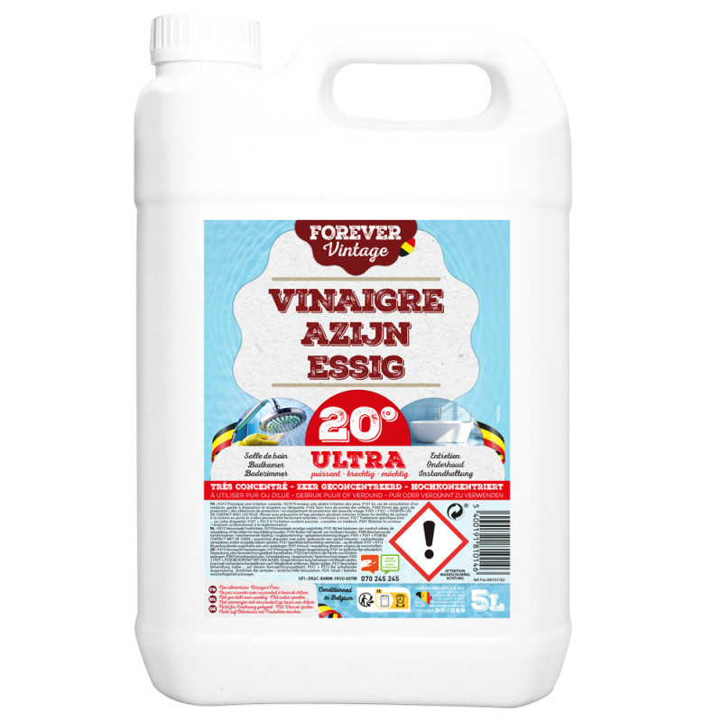 Vinaigre ménager 20° 5 L FOREVER