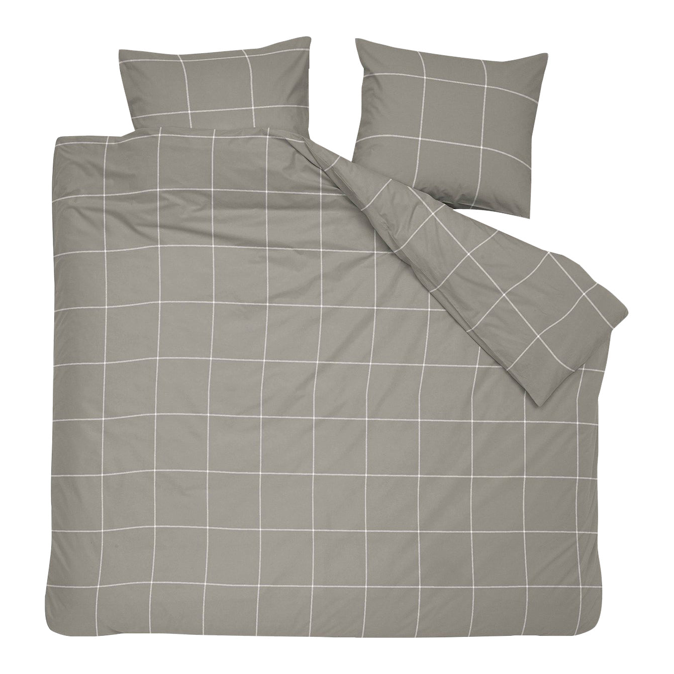 Cinderella Robyn Dekbedovertrek 200 x 200/220 cm - Taupe